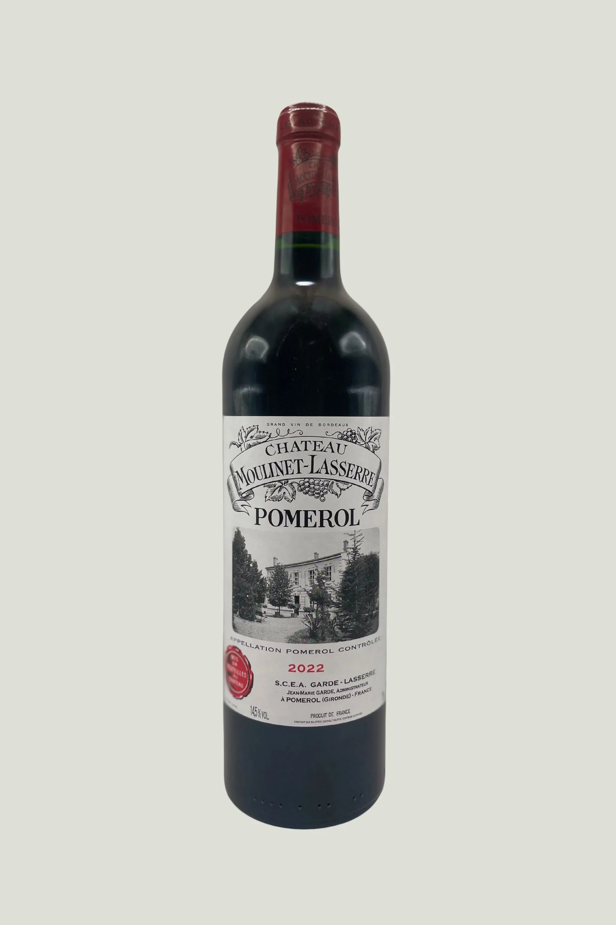 Chateau Moulinet Lasserre Pomerol 2022
