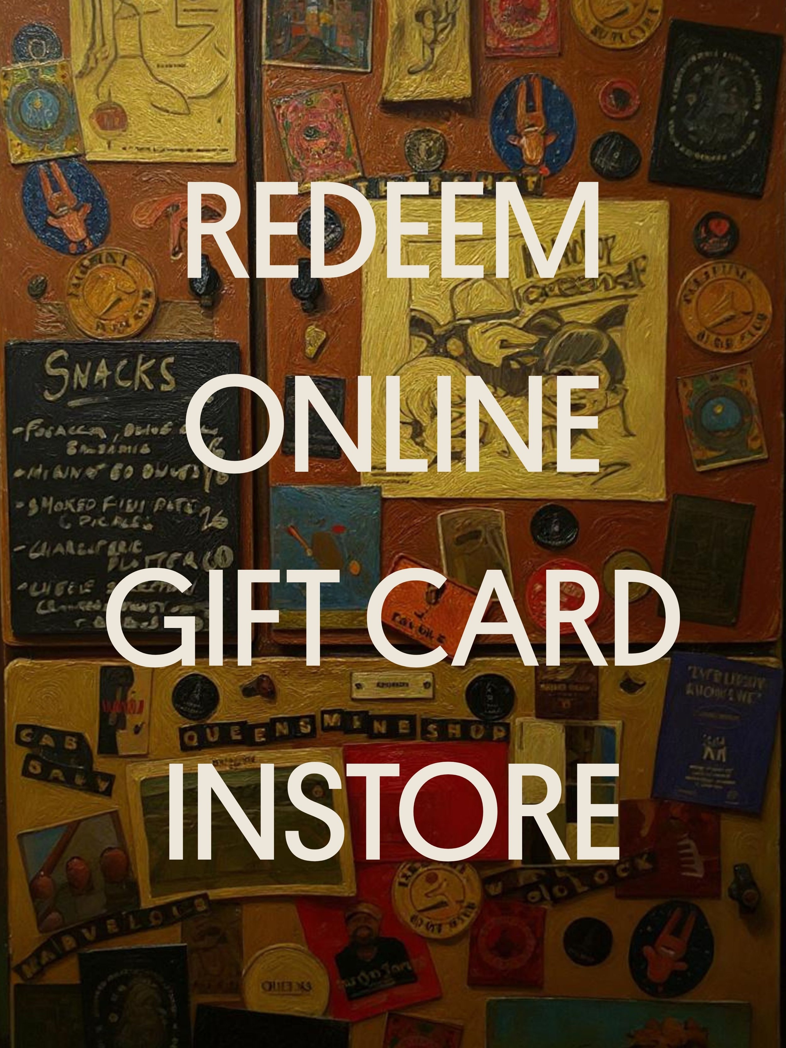 Redeem Online Gift Card Instore