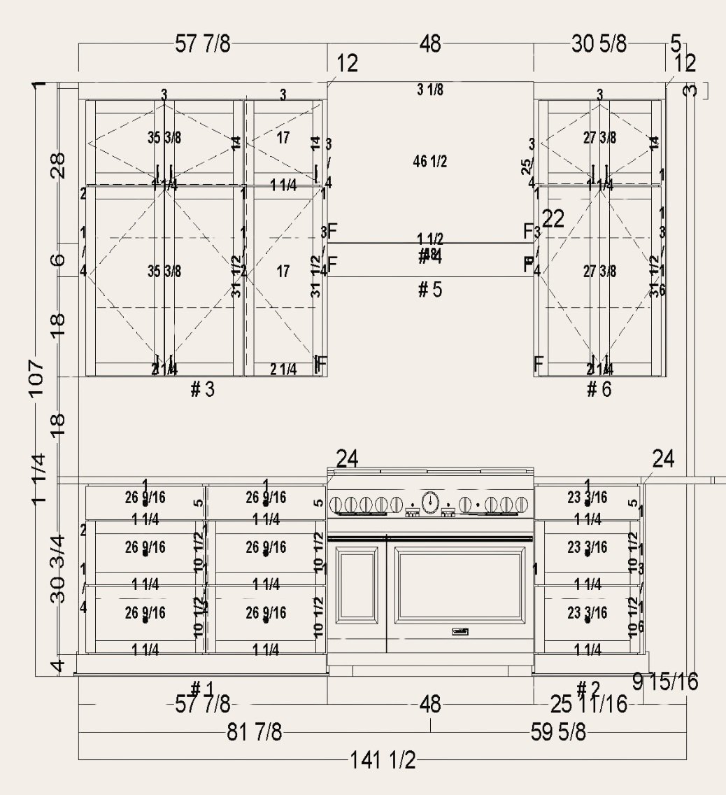 Kitchen Cabinet Elevation