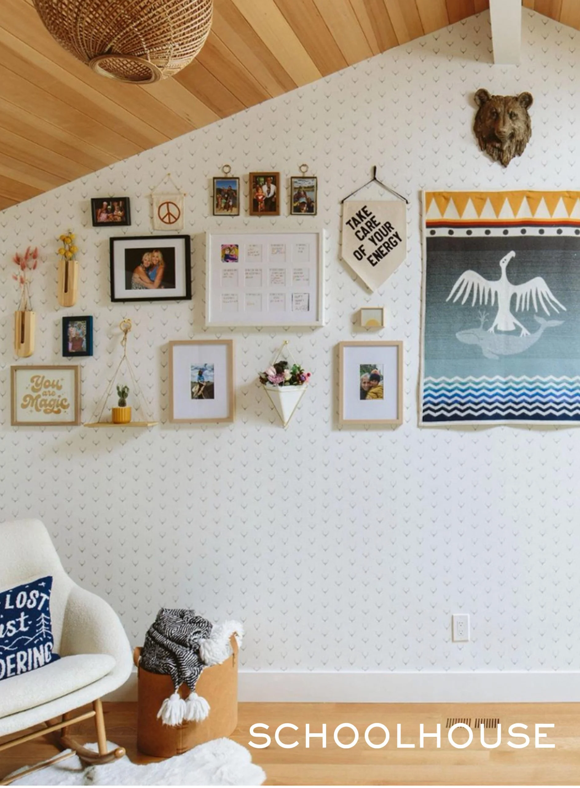 Featured In: Schoolhouse — The Art of Creating a Maximalist Gallery Wall