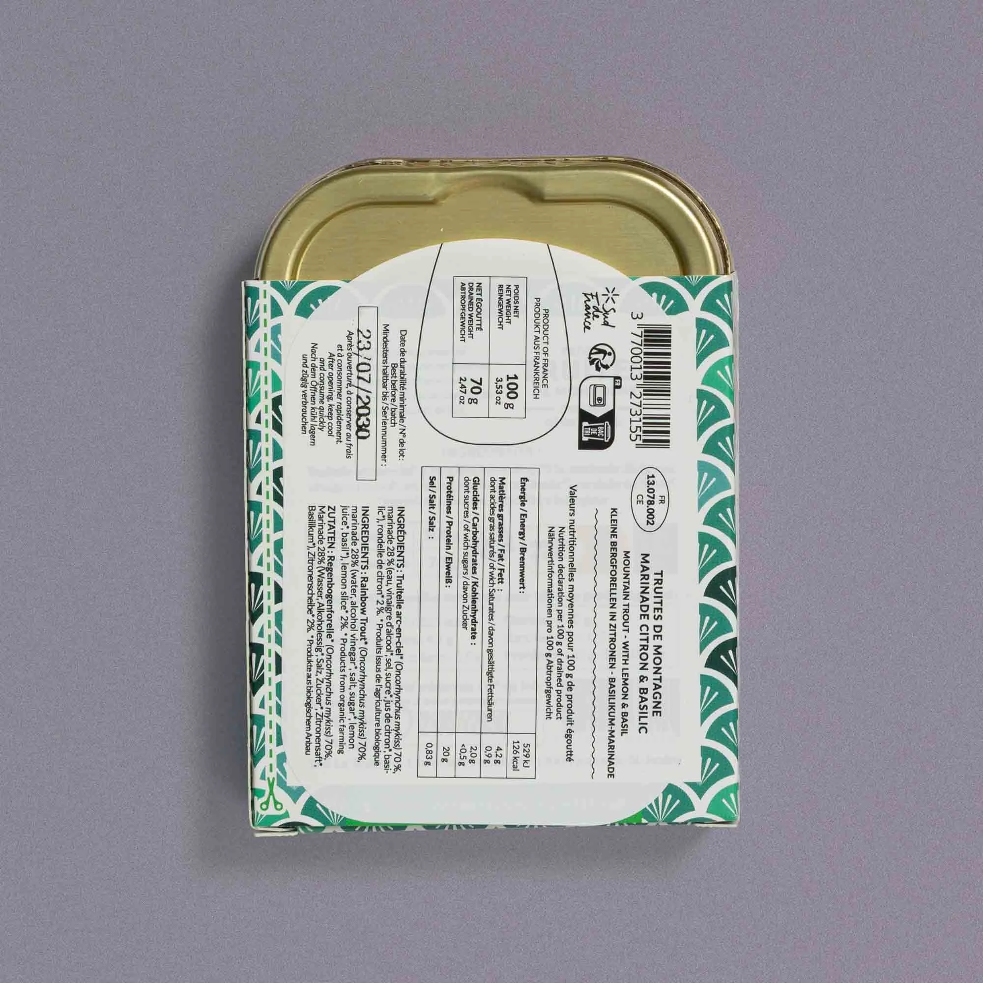 La Truitelle Organic Mountain Trout with Basil & Lemon Marinade and its nutrition info.jpg