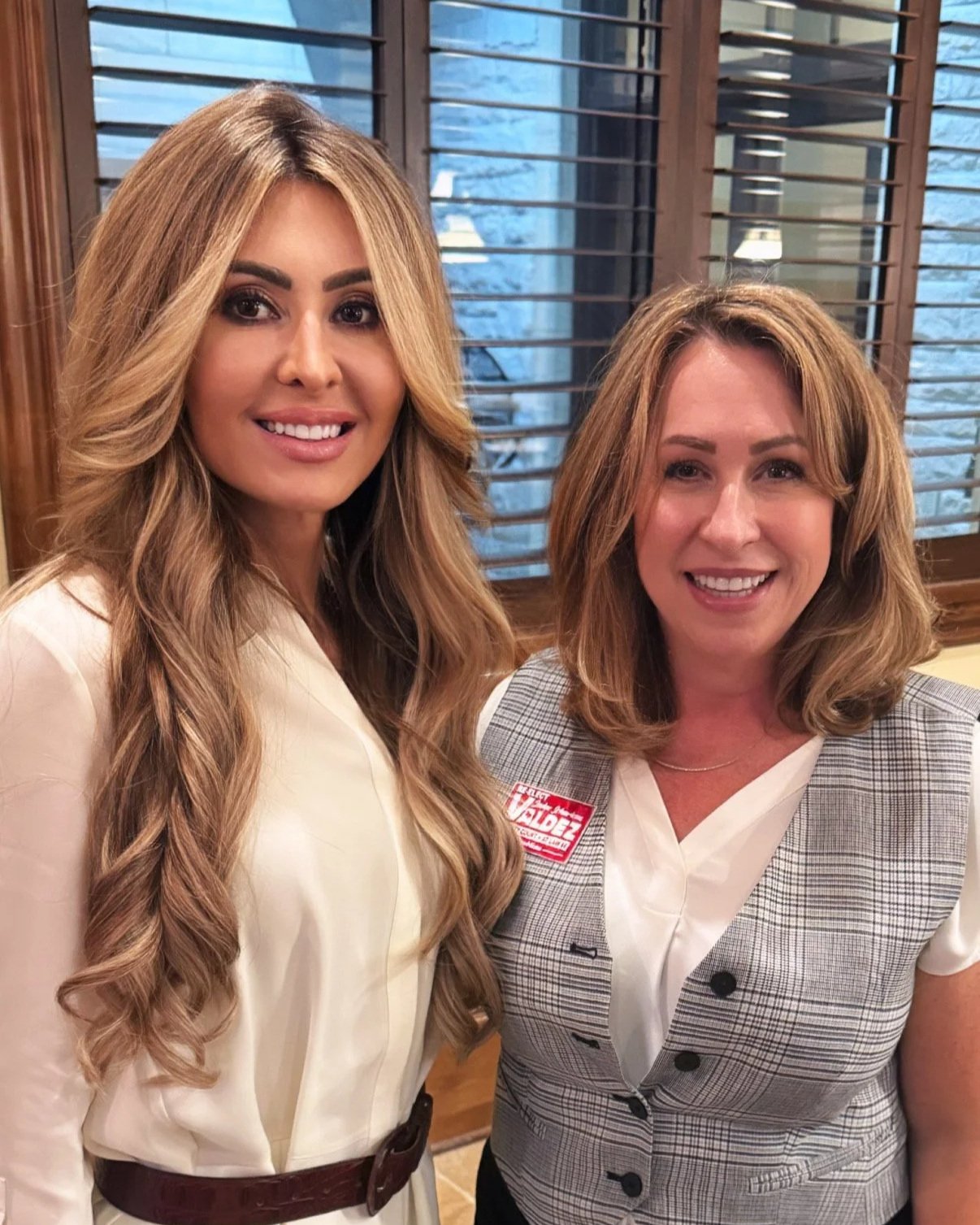 County Court-at-Law #6 Judge Scharlene Valdez and Cat Parks.