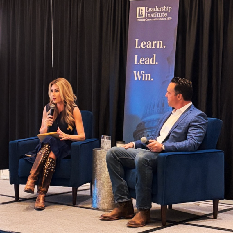 Cat Parks and Mark Teixeira on behalf of the Leadership Institute.