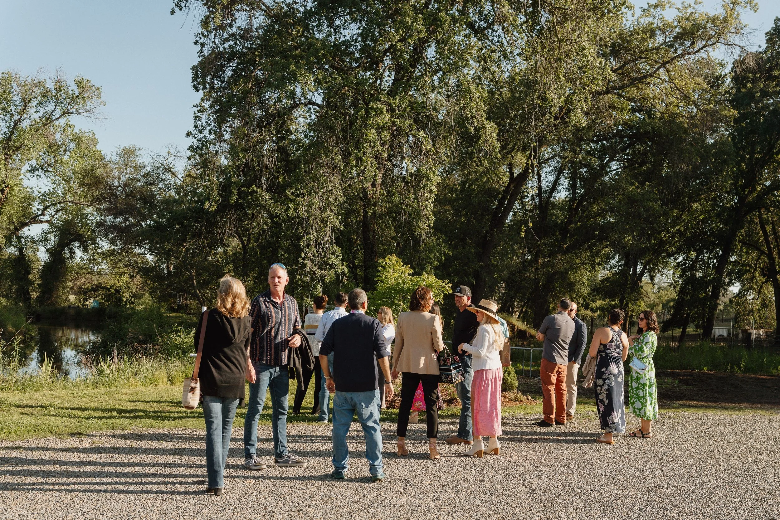 People gathering in loomis - la bella vito farm