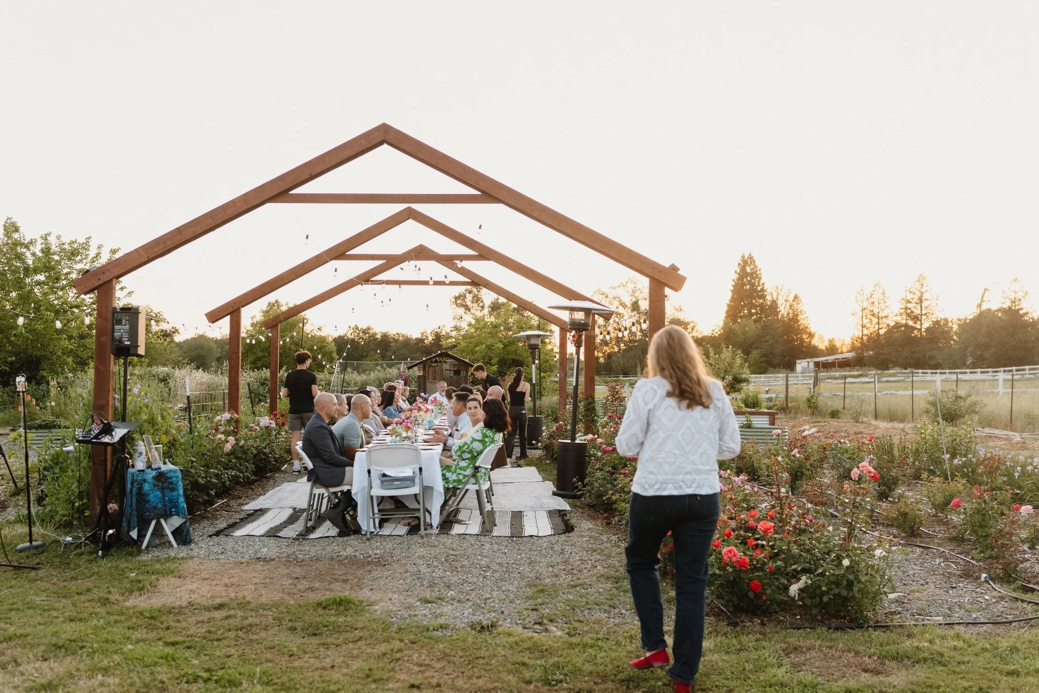 people gathering in loomis CA - La Bell Vito Farm