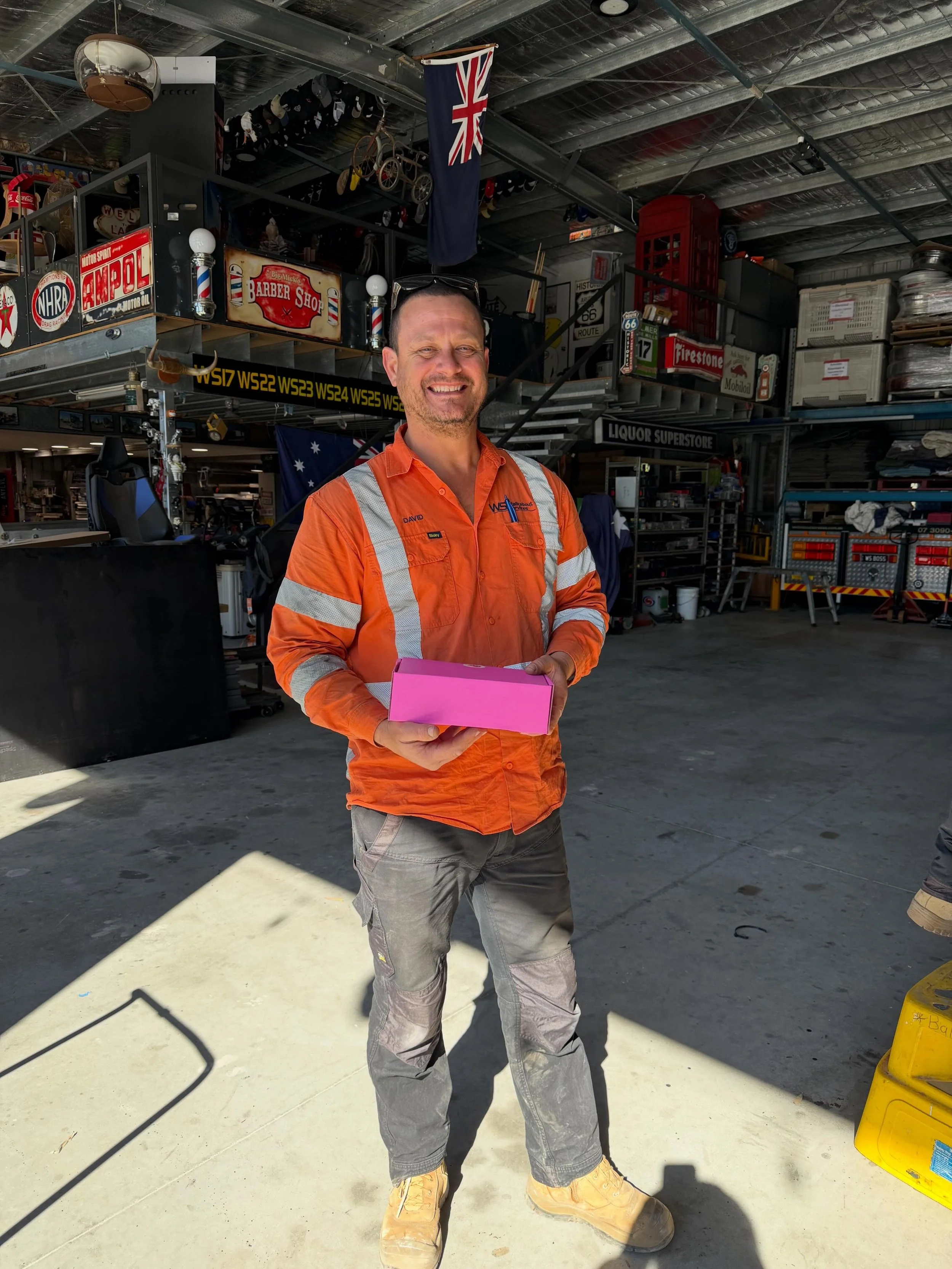Happy belated Birthday to our mate David 🥳

Hope you had a great day over the weekend and enjoy your cookies from @thechunkycookieclub. 

Thanks for everything you do for the WS team, we appreciate ya! Cheers to you 👍🏼