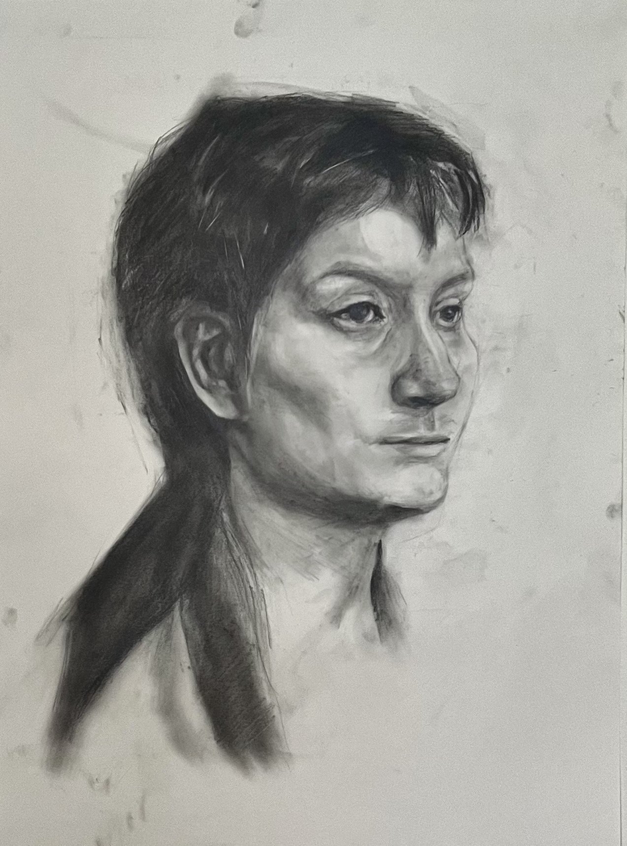 Sketching Pencil & Charcoal, 18" x 24"