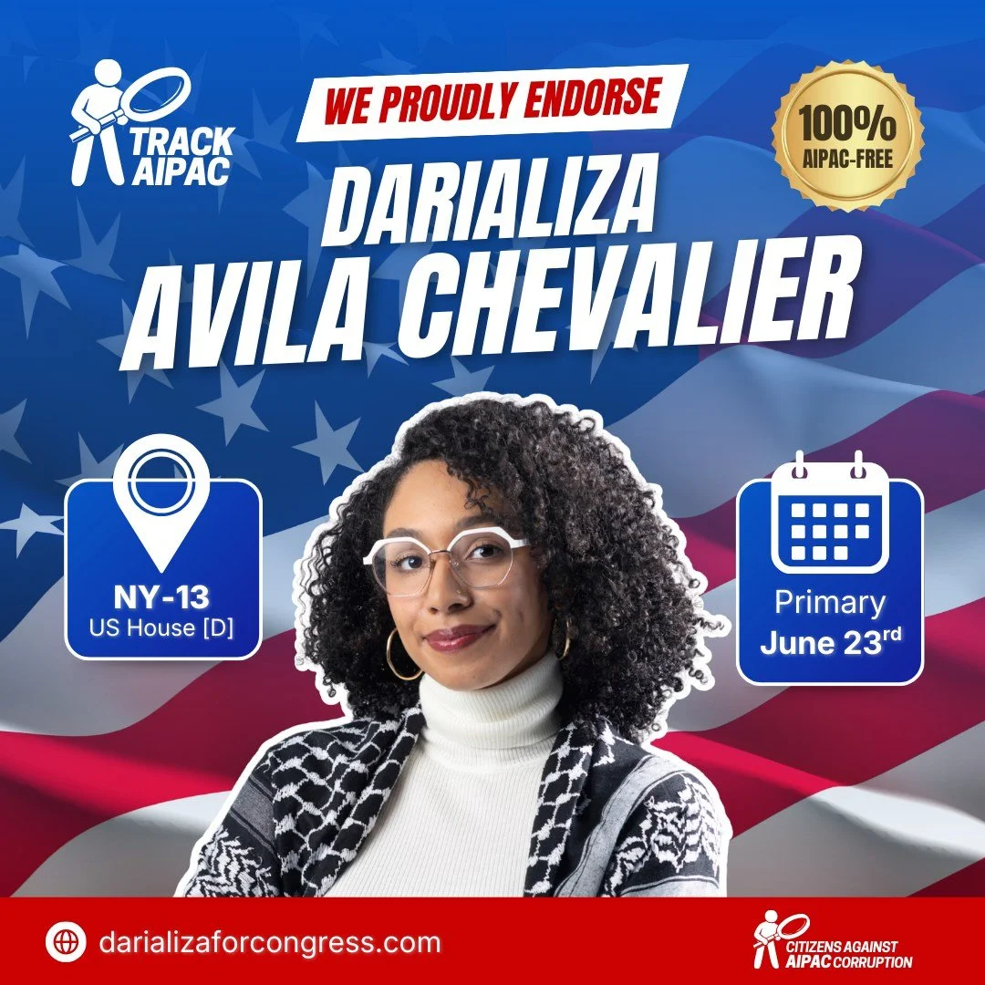 🎉 ENDORSEMENT ALERT! 🎉

We are proud to endorse @darializaforny in #NY13!

Her opponent, Rep. Adriano Espaillat, claims to represent working-class New Yorkers, but his record tells a different story. He accepts contributions from AIPAC, real estate