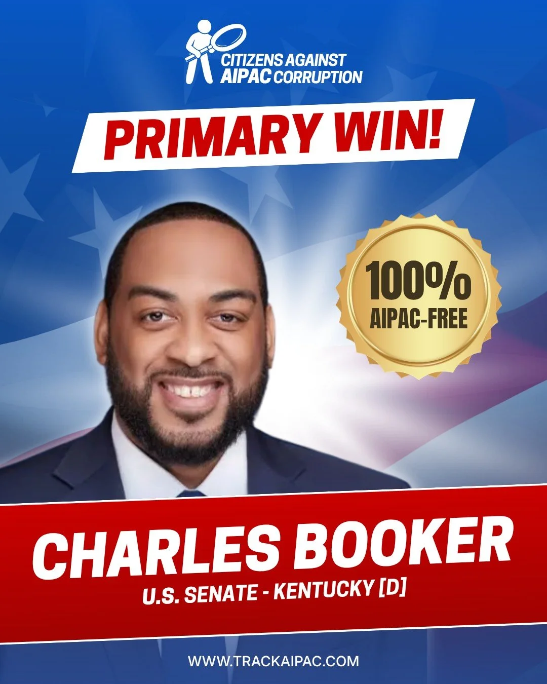 Congratulations to @booker4ky for securing the Democratic nomination for U.S. Senate in Kentucky!

Standing against genocide is good policy and good politics! #KYSEN