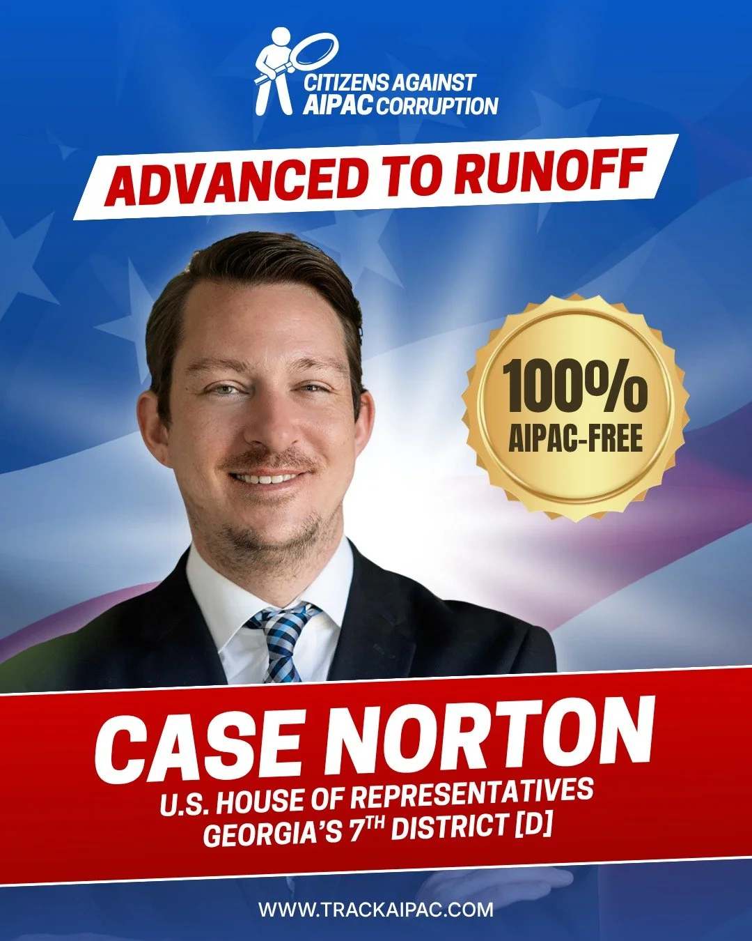 Congratulations to @caseforcongressga for advancing to the June 16th runoff election in #GA07!

Standing against genocide is good policy and good politics!