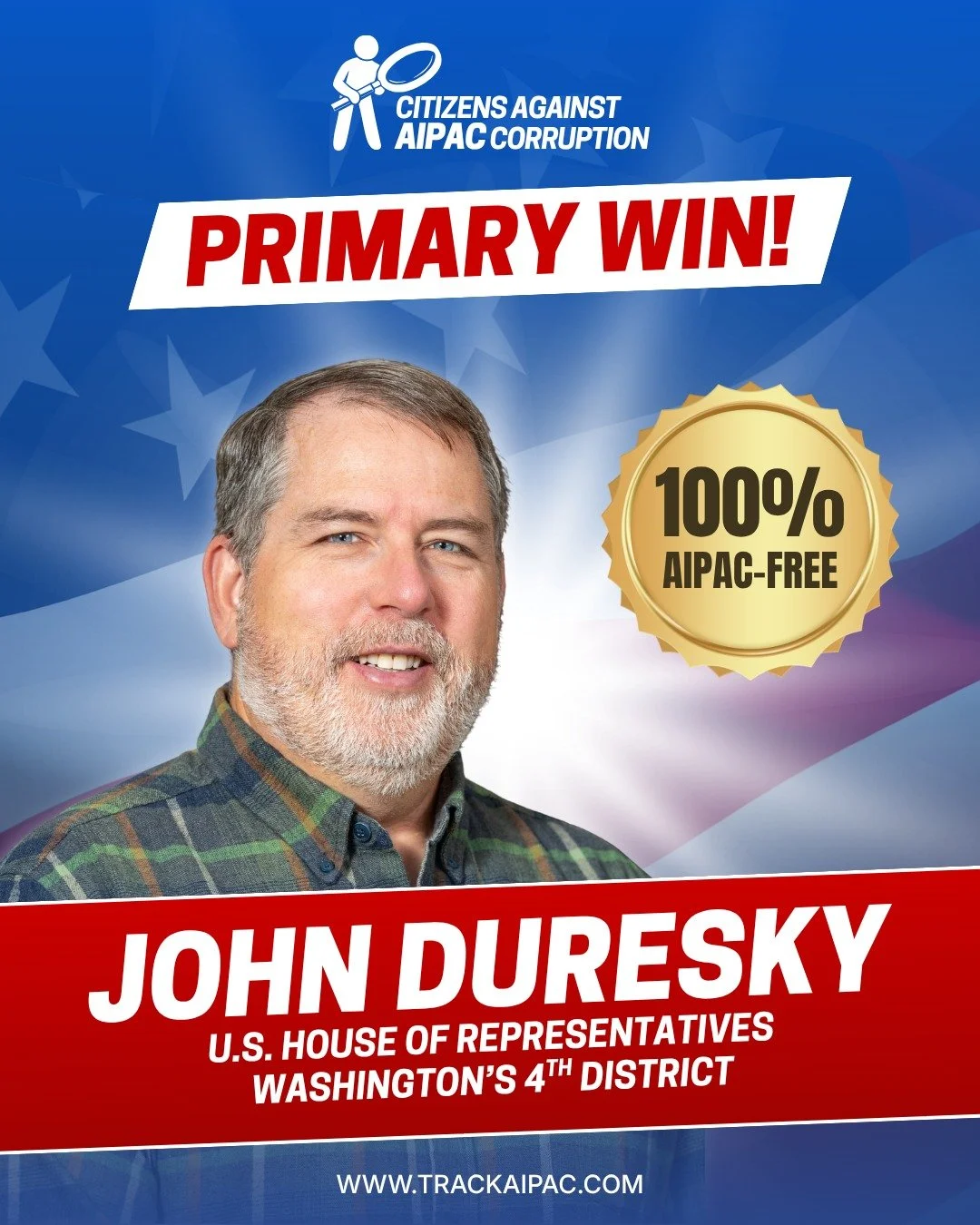 Congratulations to @johnduresky4congress for advancing to the general election in #WA04!

Standing against genocide is good policy and good politics!