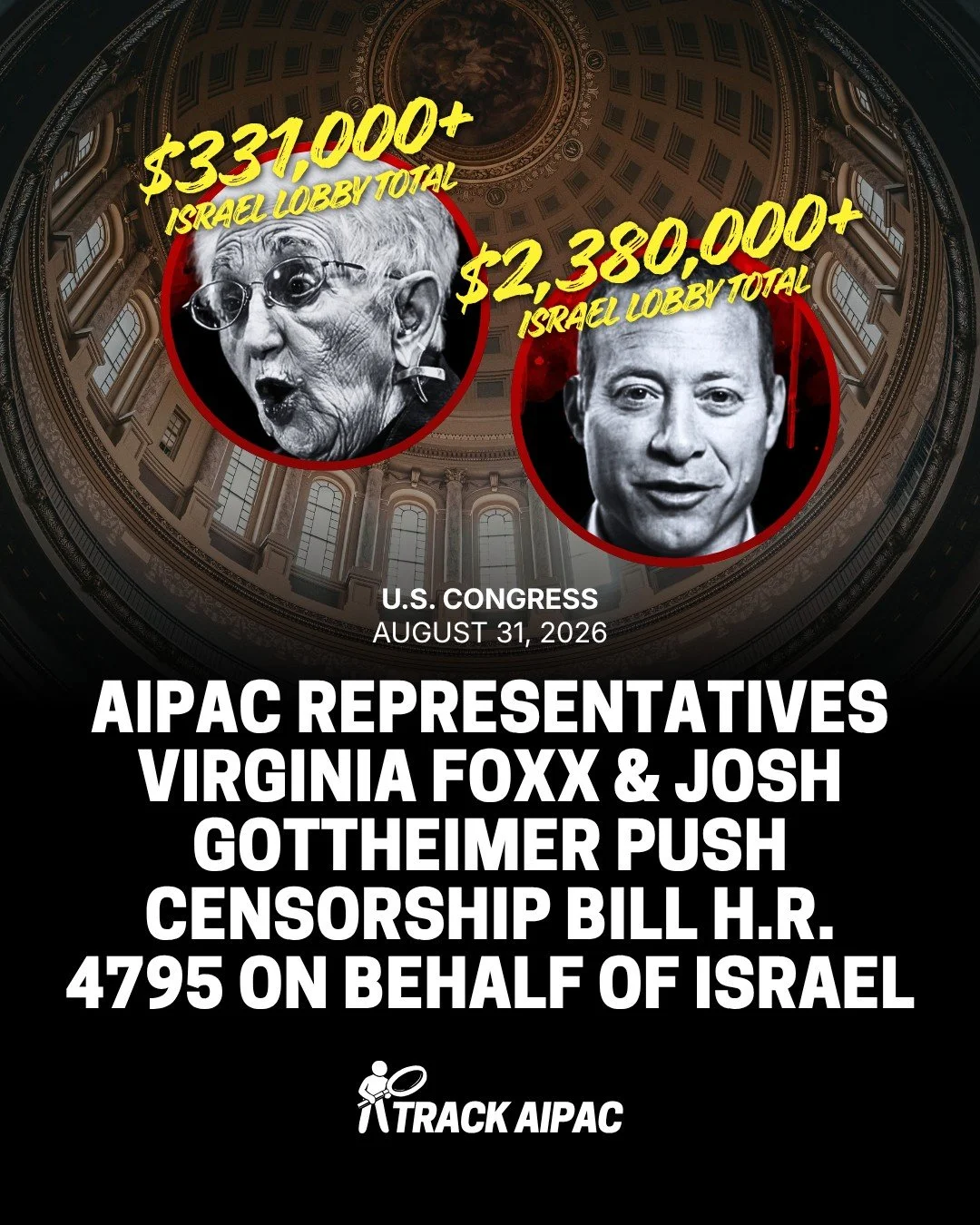 This week, Congress will vote on censorship bill H.R. 4795, introduced by Rep. Virginia Foxx and cosponsored by Rep. Josh Gottheimer.

The "Protect Economic and Academic Freedom Act of 2026" is an effort to deny federal funding to universit