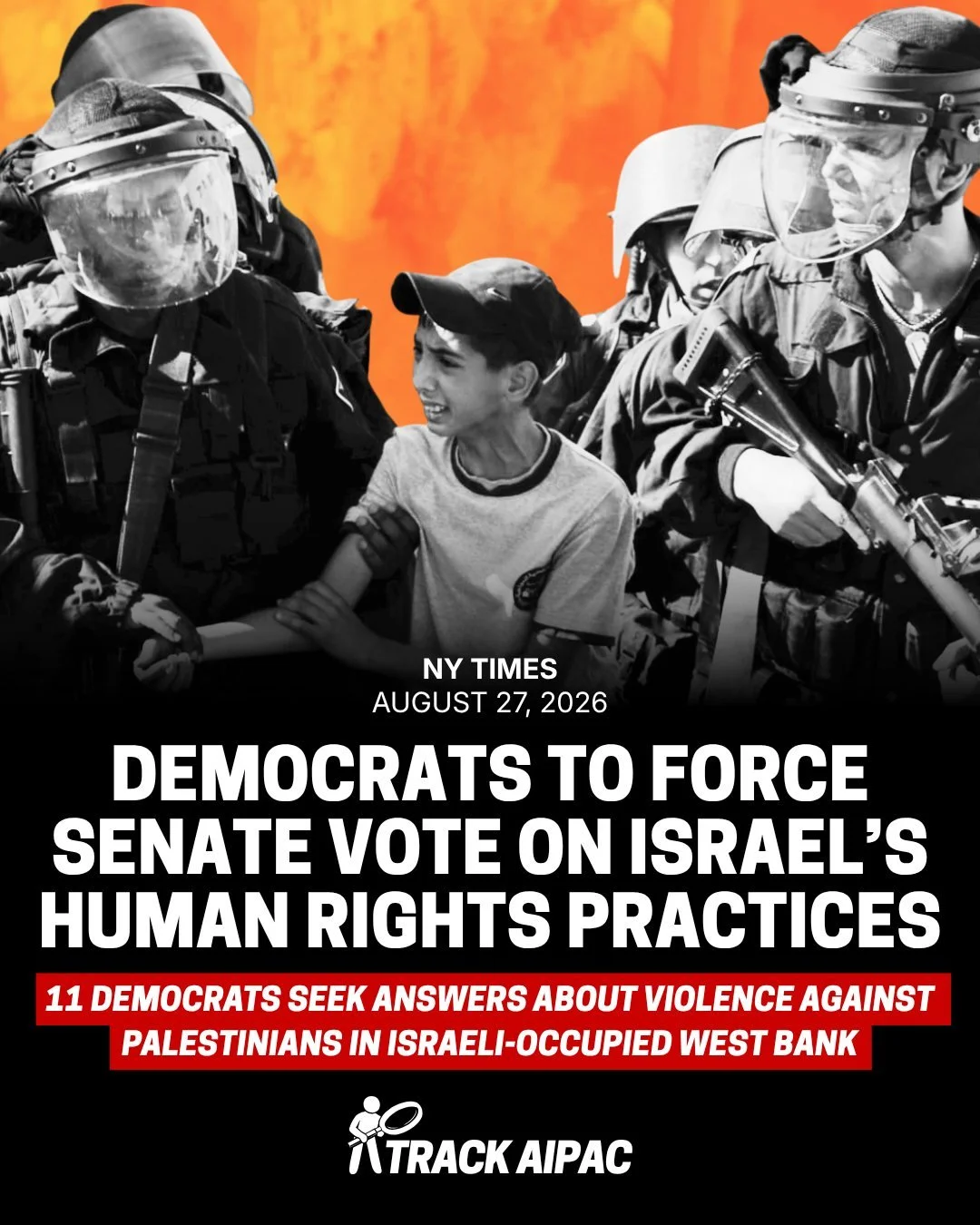 &ldquo;We&rsquo;ve seen ongoing human rights violations on the West Bank, but we&rsquo;re going from bad to abysmal. If the United States Senate shines a spotlight on this, we will save lives. We will save the lives of American citizens. We will also