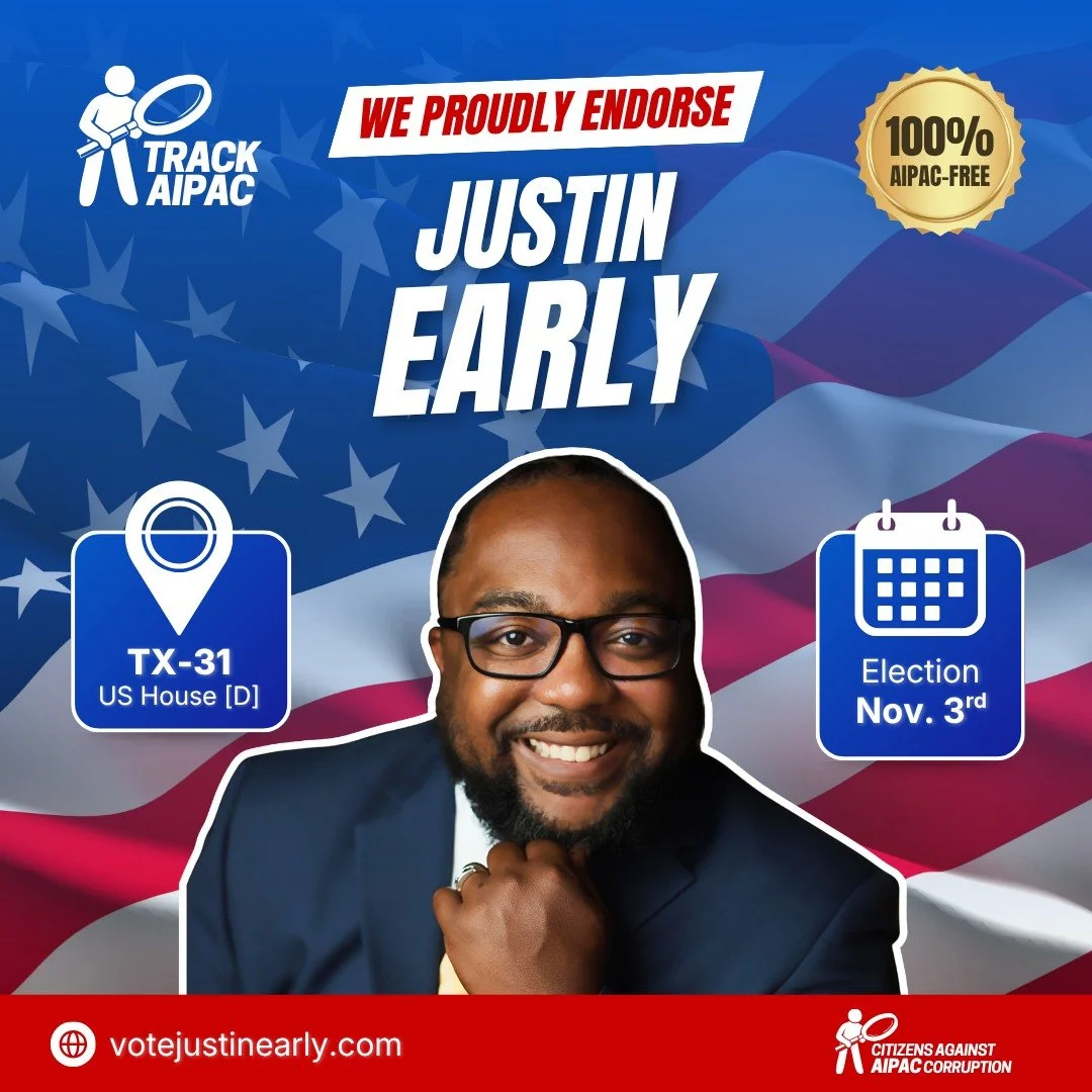 Today we are proud to issue a co-endorsement for @votejustinearly in #TX31!

Justin Early is a U.S. Army veteran and cybersecurity architect running to represent Central Texas families, not foreign lobbies or corporate interests. He is challenging AI