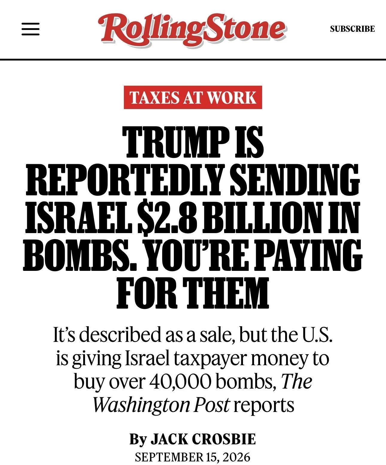 America First? 💸 💸 💸 💸