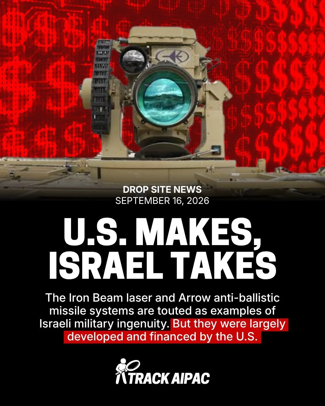 Israel's Iron Beam and Arrow missile defense systems are touted as Israeli ingenuity. But they were largely developed and financed by the U.S.

"Israel did spend money on [Arrow], which is typically described as being split roughly down the midd