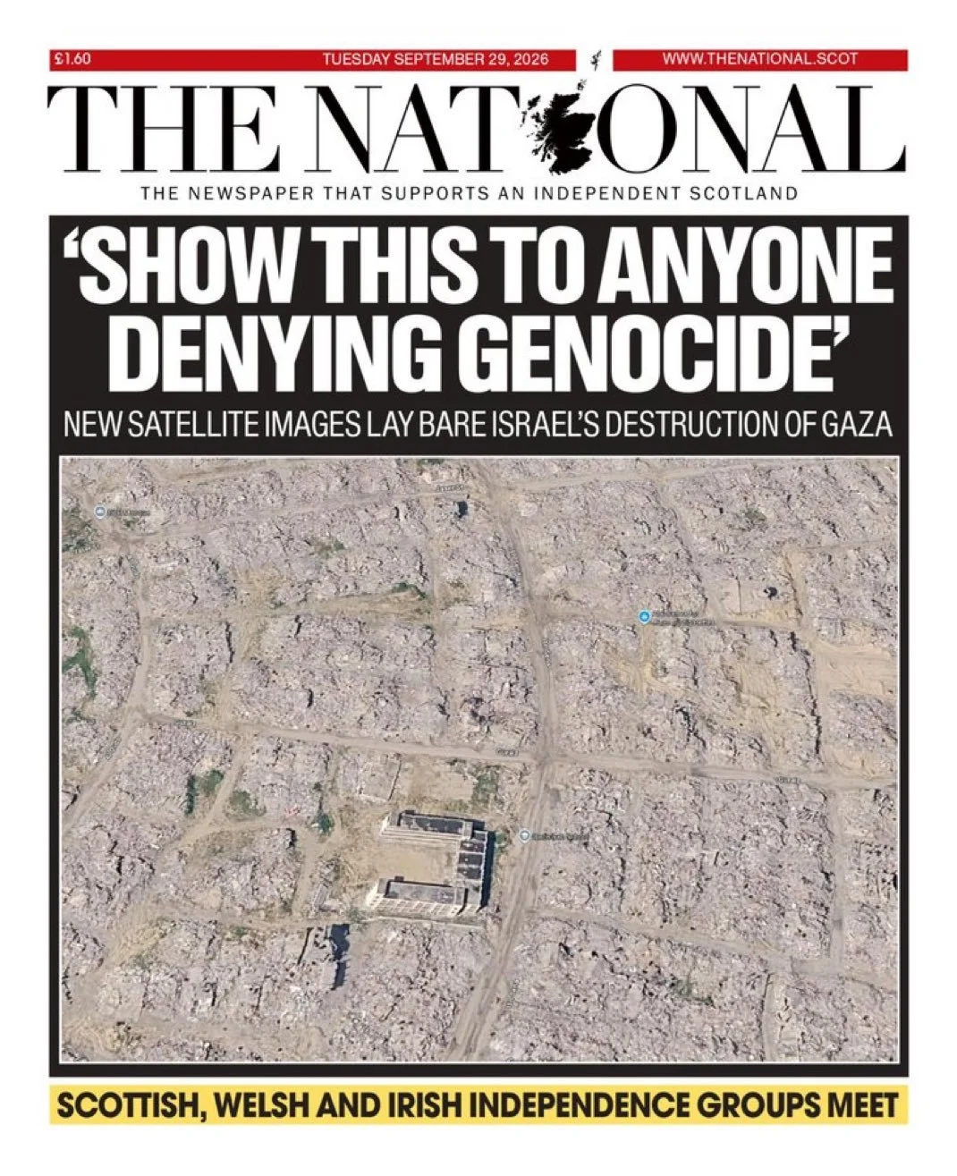Google Maps has released updated satellite images of Gaza. These images should be front page news around the world.