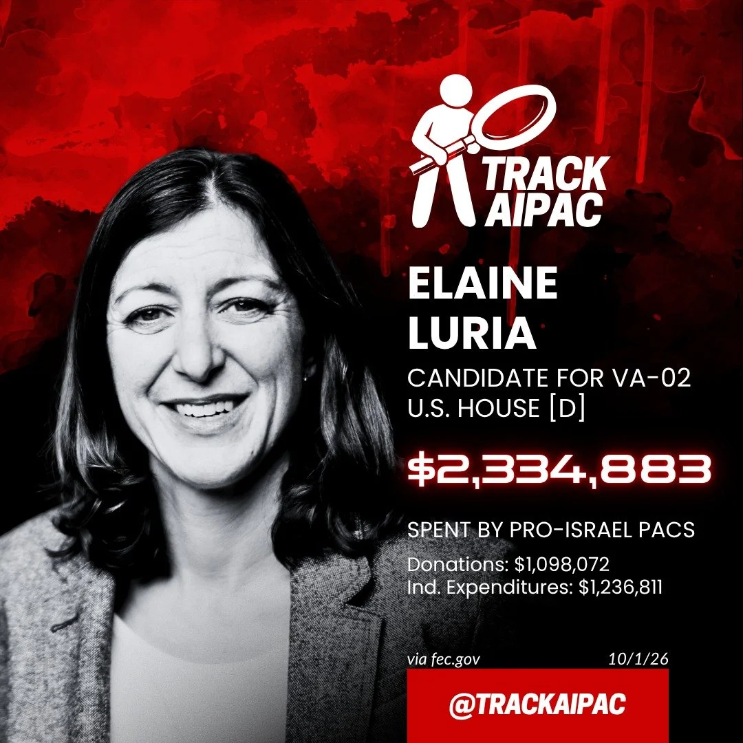 NEW: Democratic Majority for Israel (DMFI PAC) is dropping $900,000 to support former Rep. Elaine Luria against AIPAC-endorsed Rep. Jen Kiggans in #VA02. 

Luria has now benefitted from more than $2.3 million in pro-Israel PAC spending since 2018.