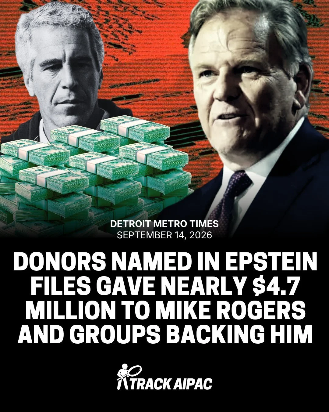 Michigan Senate candidate Mike Rogers has argued that people whose names appear in the Epstein files should be protected from public exposure if there&rsquo;s no evidence they committed a crime.

Some of the wealthy donors who have helped finance Rog