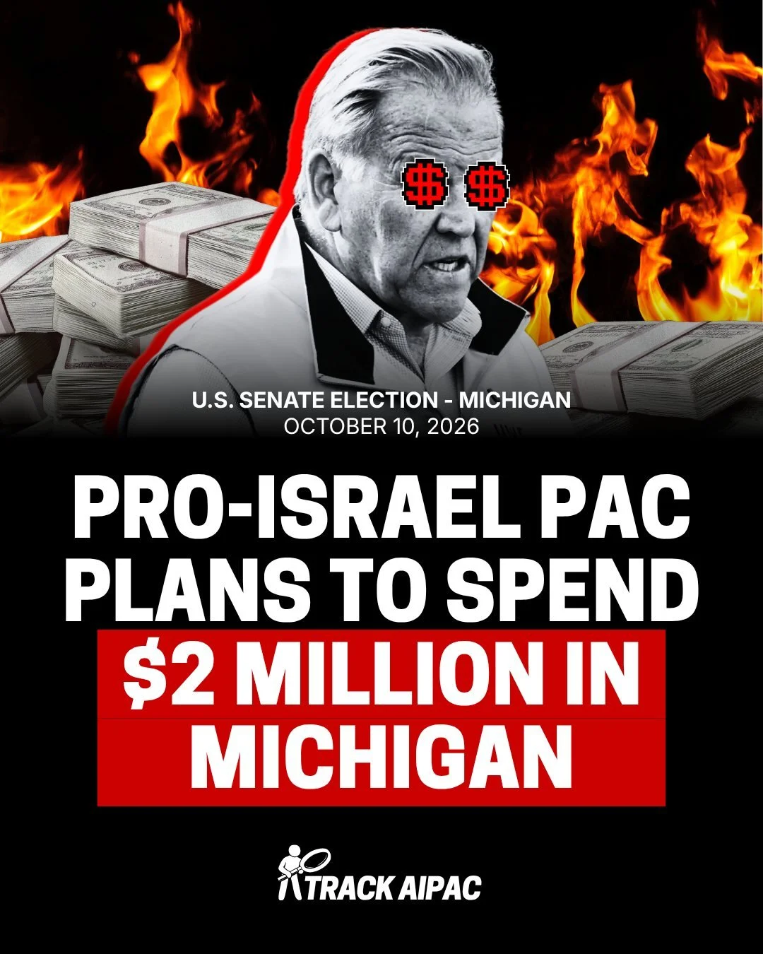 RJC Victory Fund - a pro-Israel PAC - announced this week they will spend $2 million opposing Abdul El-Sayed on behalf of Mike Rogers in Michigan.

They dropped their first $15,000+ on Tuesday.