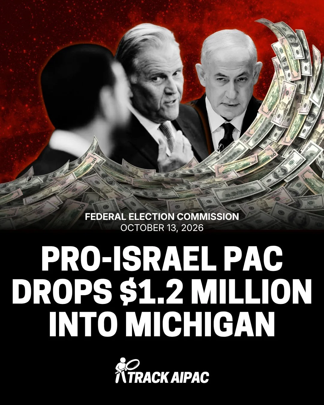 🚨 RJC Victory Fund drops $1.26 million+ opposing Abdul El-Sayed in support of Mike Rogers in Michigan. 

Rogers has now benefited from >$1.6 million in spending by AIPAC and the Israel lobby. 

#MISEN