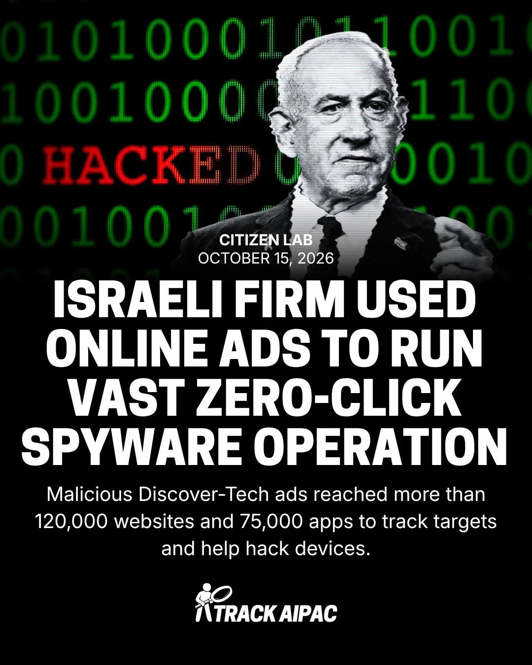 Israeli firm spied on internet users through a sprawling network of zero-click online ads that it used to track targets and help hack their devices.

"Discover-Tech's online ads &mdash; often for ordinary products such as phones or earpods &mdas