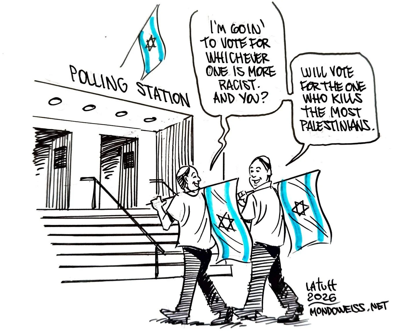 Israeli legislative elections are set to take place on October 27. In the first elections since October 7, 2023, all major Israeli candidates oppose Palestinian statehood, with varying degrees of explicit endorsement of genocide, annexation, and apar