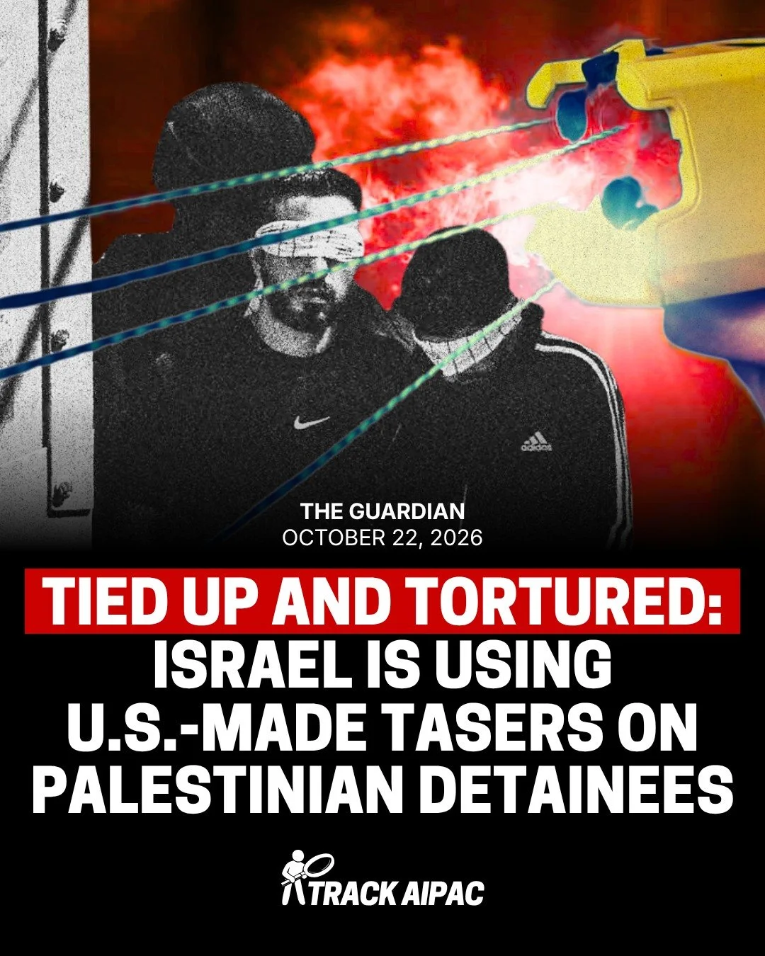 Investigation finds American company Axon still supplies Israel with Taser weapons despite evidence they have been used to torture prisoners

In November 2025, the UN&rsquo;s Committee Against Torture reported on allegations of torture, including the