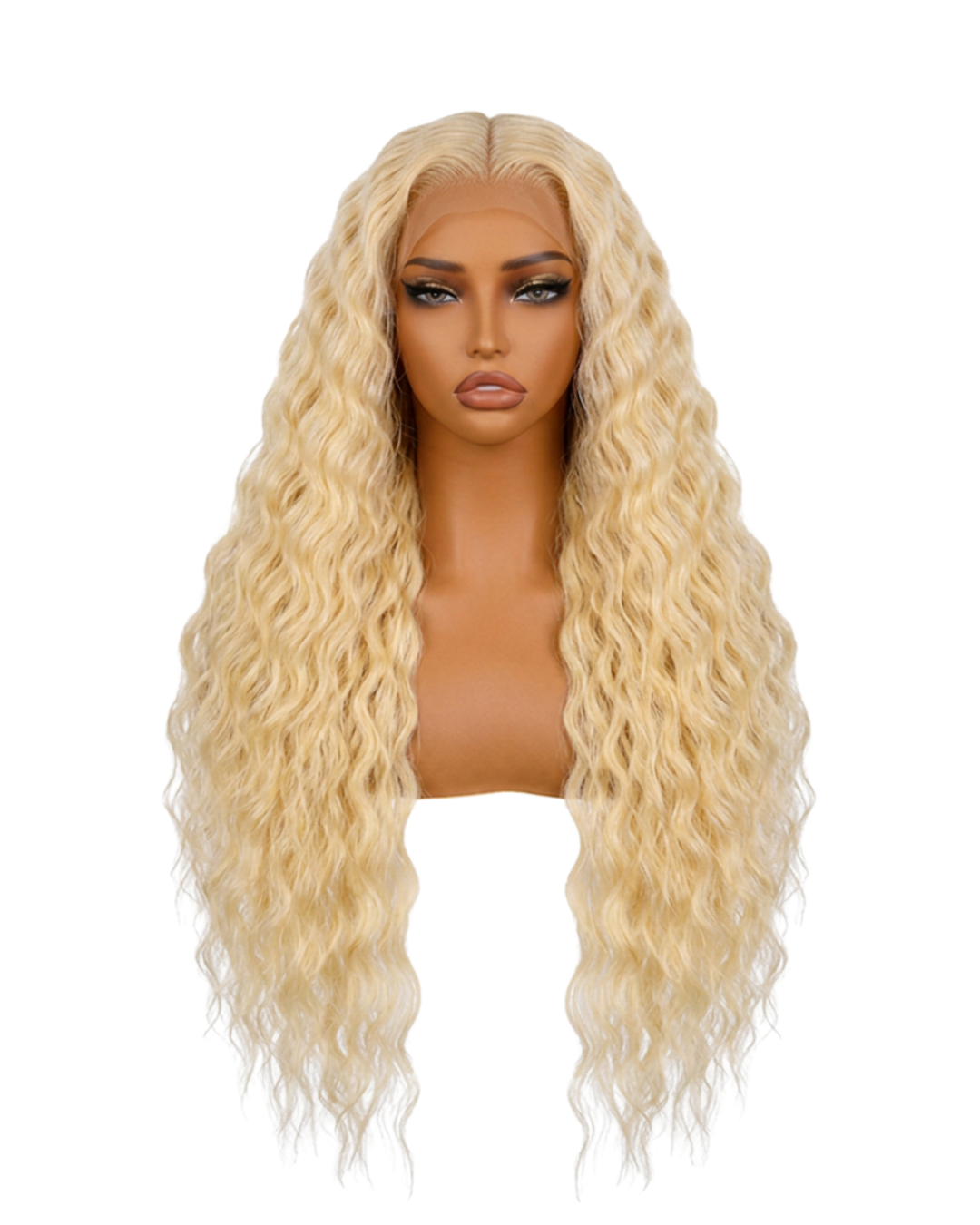 Pineapple Wave #613 Platinum Blonde 13x4 Transparent Lace 200% Density