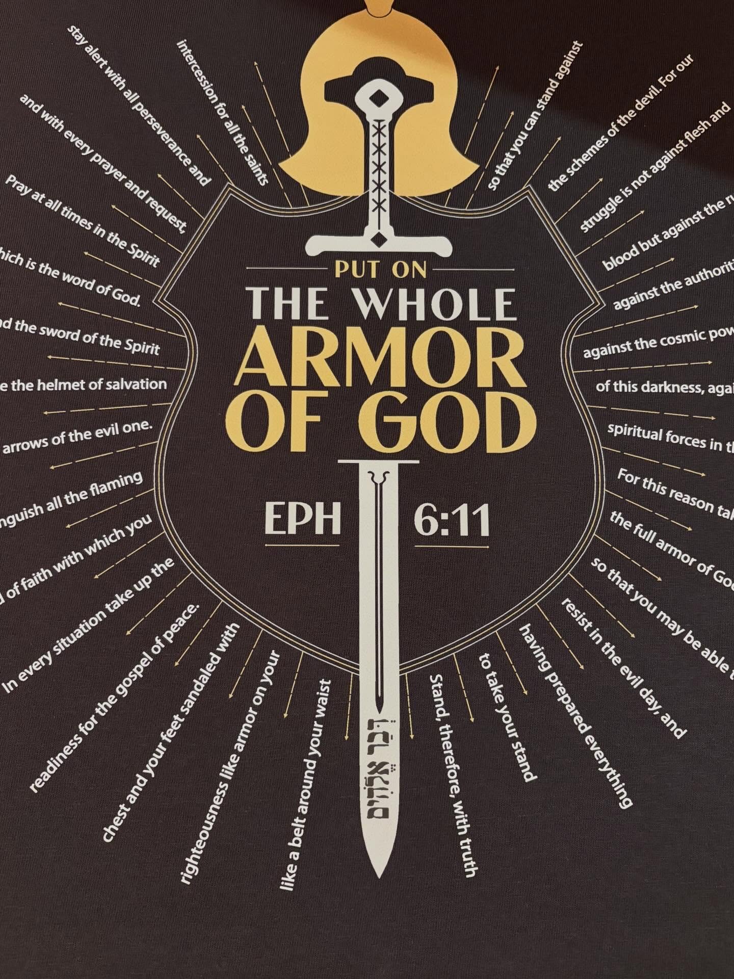 New shirt alert! Armor of God - pre-order now! I&rsquo;ve had enough @wildatheart to know armoring putting on the full armor of God is so important! #christian #christiansofinstagram #christianclothingbrand #wildatheart