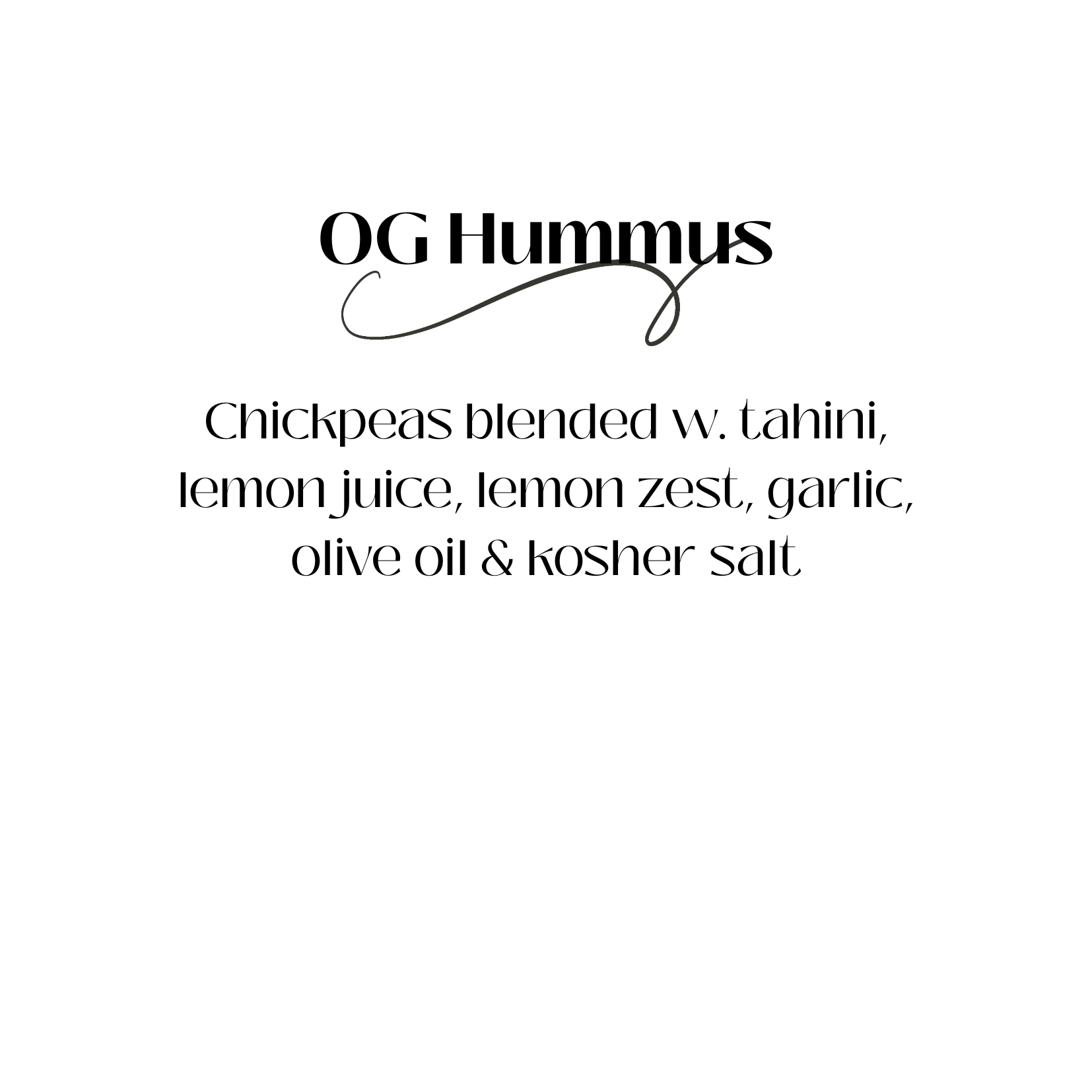 OG Hummus 8oz