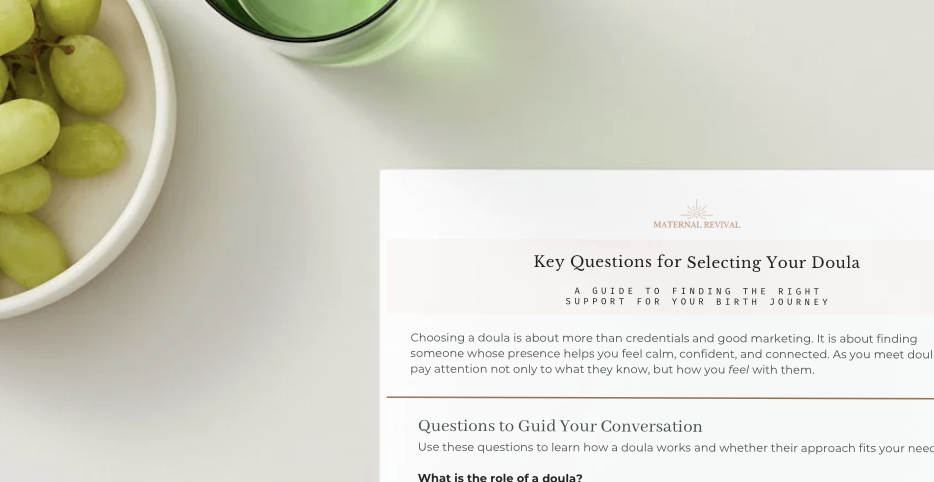 Key Questions for Selecting Your Doula