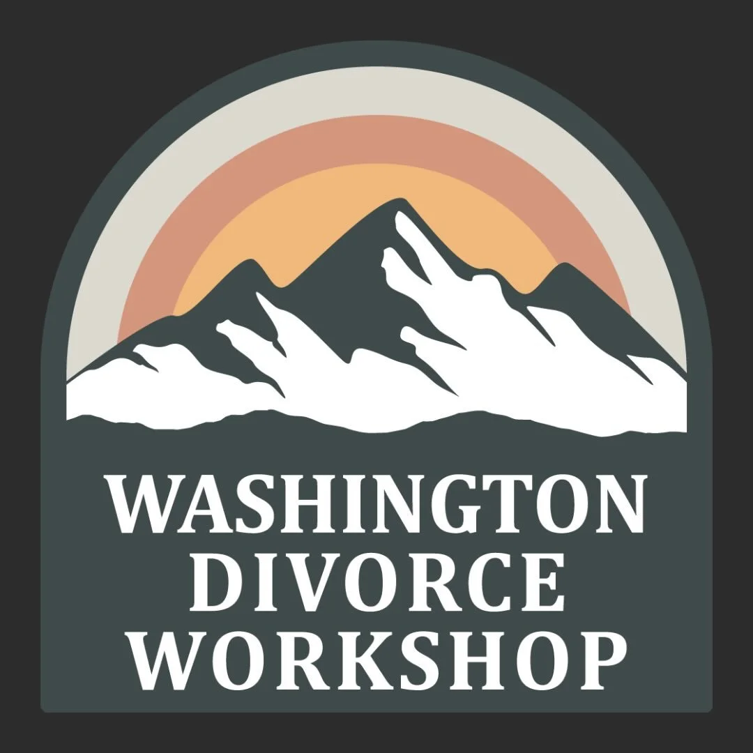 Washington Divorce Workshop is a monthly, virtual workshop that provides an overview of divorce from legal, financial, and family perspectives. It's great for anyone thinking about or just starting the divorce process. I will be speaking at this Satu