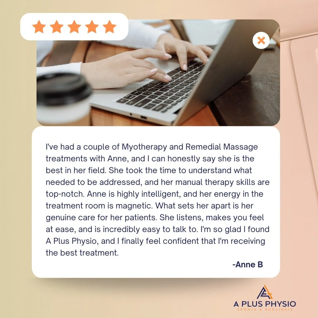 ⭐️ Client Review Spotlight ⭐️

We&rsquo;re so grateful for kind words like these!
It&rsquo;s always rewarding to know our care makes a real difference in our clients&rsquo; recovery and daily life. 💙

At A Plus Physio, our team takes pride in combin