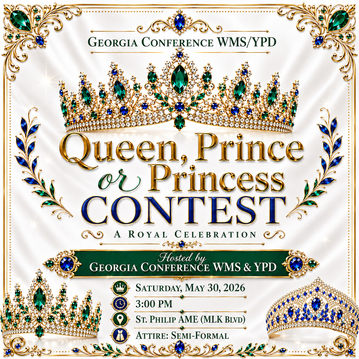 OGC WMS & YPD Queen Prince or Princess Contest