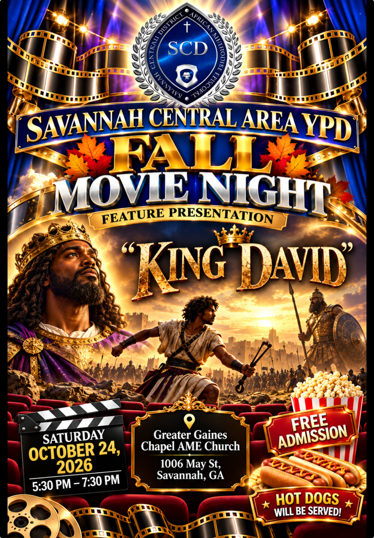 Savannah Central Area YPD Fall Movie Night