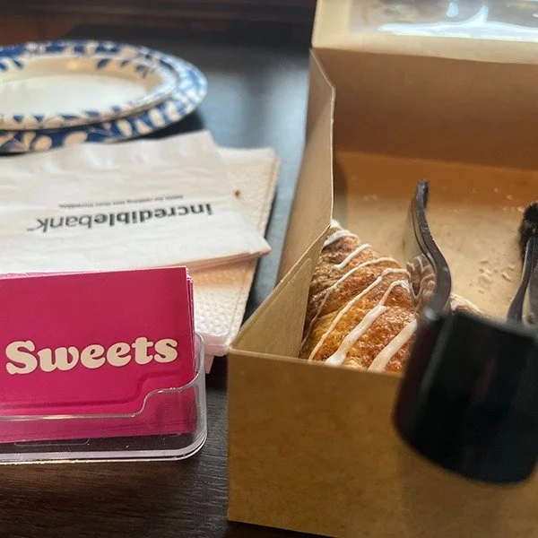 I was blessed with the opportunity to cater in 2 dozen Turnovers, Apple &amp; Blueberry, to a breakfast meeting. Would these bad boys be something you'd grab at a farmers market or event that had Mr. Sweets there?

#themrsweets #MrSweets #thoughts #I