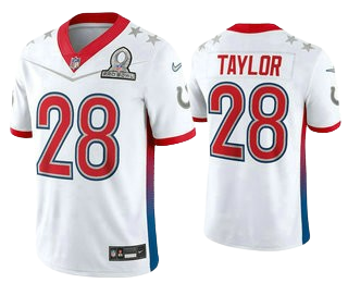 Indianapolis Colts #28 Jonathan Taylor 2022 Prowbol Jersey White