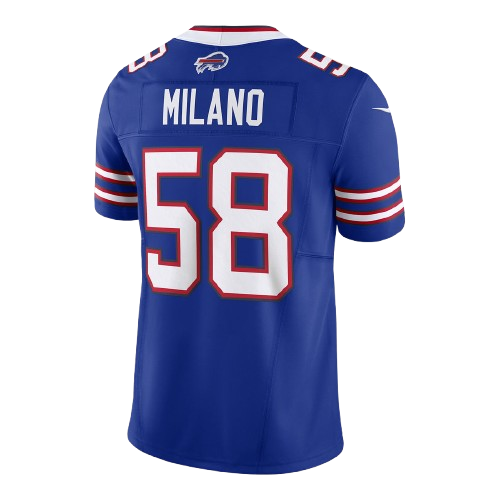 Matt Milano Buffalo Bills Nike Vapor F.U.S.E. Home Limited Jersey #58