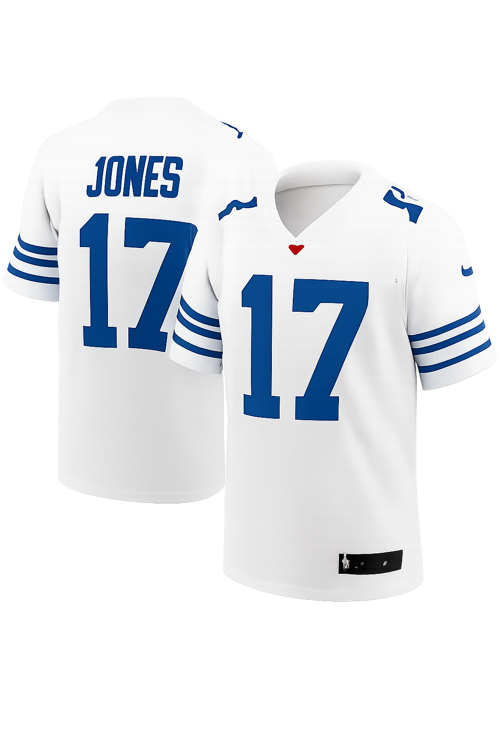 Indianapolis Colts #17 Daniel Jones Limited Jersey White