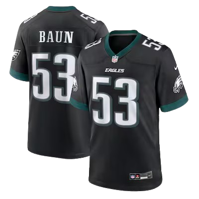 Philadelphia Eagles 53 Zack Baun Limited Jersey Black