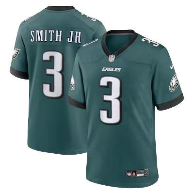 Philadelphia Eagles #3 Smith Jr Vapor Limited Jersey Green