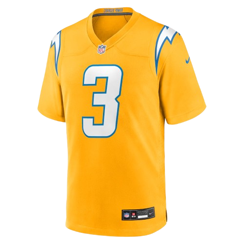 Los Angeles Chargers #3 Derwin James Jr. Alternate F.U.S.E Limited Jersey Gold