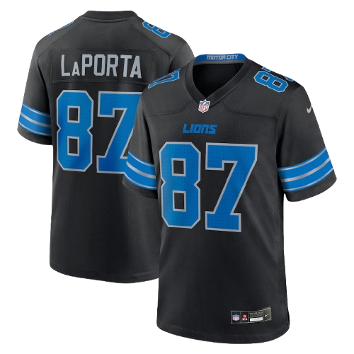 Detroit Lions #87 Sam LaPorta Vapor F.U.S.E. Limited Jersey Legacy Black