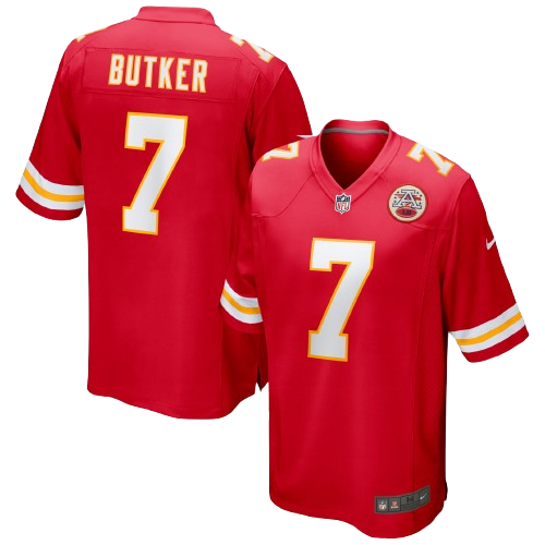 Kansas City Chiefs #7 Harrison Butker Limited Football Jersey Red