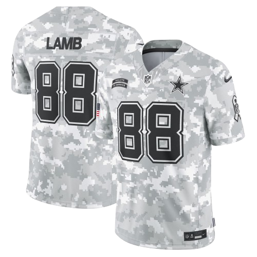 Dallas Cowboys #88 CeeDee Lamb 2024 Salute to Service Limited Jersey Arctic Camo