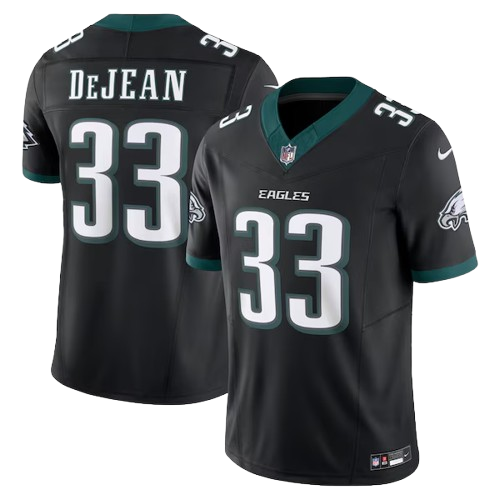 Philadelphia Eagles #33 Cooper DeJean Vapor Limited Jersey Black