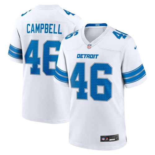 Detroit Lions #46 Jack Campbell Vapor F.U.S.E. Limited Jersey Legacy White
