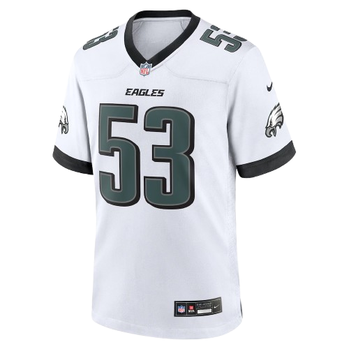 Philadelphia Eagles 53 Zack Baun Limited Jersey White