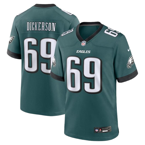 Philadelphia Eagles #69 Landon Dickerson Vapor Limited Jersey Green